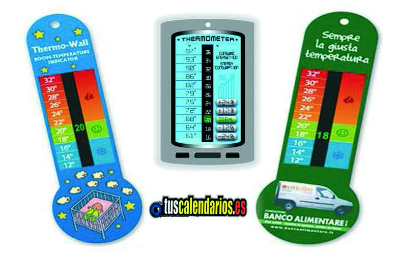 termometros para calendarios